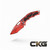Heretic Knives Medusa Auto Cel Shade Red H012-CS-RD.