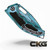 Heretic Knives Medusa Auto Recurve Cel Shade Turquoise H012-CS-TQ Cajun Knife And Gear