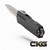 Microtech Cypher II D/E Stonewash Standard 1242-10 Cajun Knife And Gear