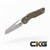 Microtech MSI® S/E Frag G-10 OD Green Lawnman Stonewash Standard 210-10FRGTODLM.