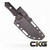 McNees Knives Ridge Runner Black handle MCN-PM-RDGRNNR-FB-BL Cajun Knife And Gear