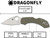 Spyderco Dragonfly Knife Foliage Green G-10 Plain Edge C28GPFG Cajun Knife And Gear