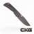 McNees Knives Automact Black Jigged Bolster AutoMac-BLK-Jigged Cajun Knife And Gear