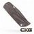 McNees Knives Automact Black Jigged Bolster AutoMac-BLK-Jigged Cajun Knife And Gear
