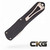 Heretic Knives Manticore E DE Stonewwash Standard Black Chassis H028F-2A Cajun Knife And Gear
