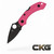 Spyderco Dragonfly 2 Pink Lightweight Black Blade Cpm S30v Plainedge C28FPPNS30VBK2