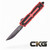 Microtech SCARAB II GEN III D/E-S BLACK STANDARD RED 1180-1RD.