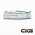Chaves Knives Integral Redencion 229 Stonewashed Handle Tanto Belt Satin Blade