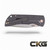 McNees Knives Mac 2 3.5- Blackout Speedhole Tanto Bronze Hardware