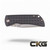 McNees Knives Mac 2 3.5- Blackout Frag w/bronze Hardware