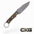 McNees Knives Atomic Yellow G10 Ringed Agent