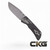McNees Knives Mac 2 3.5- Blackout Tiger Bomber w/ Green Hardware