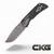 McNees Knives Mac 2 3.5- Blackout Tiger Bomber w/ Green Hardware