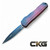 MICROTECH KNIVES CYPHER II DOUBLE EDGE SIGNATURE SERIES RED X-51 STANDARD 1242-1RDX51S
