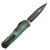 MICROTECH KNIVES CYPHER II DOUBLE EDGE SIGNATURE SERIES GREEN X-51 STANDARD 1242-1GRX51S