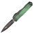 MICROTECH KNIVES CYPHER II DOUBLE EDGE SIGNATURE SERIES GREEN X-51 STANDARD 1242-1GRX51S
