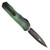 MICROTECH KNIVES CYPHER II DOUBLE EDGE SIGNATURE SERIES GREEN X-51 STANDARD 1242-1GRX51S