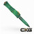 MICROTECH KNIVES HERA II MINI DOUBLE EDGE ST. PATRICKS DAY GREEN 1702M-1SPDGRS