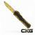 Heretic Knives Colossus CEL Shade Yellow Carbon Fiber Inlay