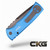 Chaves x Pro-Tech Texas Redencion 229 Blue Black #1 of 35 CHAVPTKTXBLUBLK1 Cajun Knife And Gear