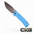 Chaves x Pro-Tech Texas Redencion 229 Blue Black #1 of 35 CHAVPTKTXBLUBLK1 Cajun Knife And Gear