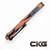 HERETIC KNIVES MANTICORE E DOUBLE EDGE CEL SHADE ORANGE H028F-CS-OR