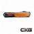 Heretic Knives Manticore X CEL Shade Orange Recurve H033F-CS-OG Cajun Knife And Gear