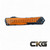 Heretic Knives Manticore X CEL Shade Orange Double Edge H032F-CS-OG Cajun Knife And Gear