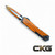 Heretic Knives Manticore X CEL Shade Orange Double Edge H032F-CS-OG Cajun Knife And Gear