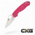 Spyderco Para 3 Pink Lightweight Plainedge Living Beyond Breast Cancer