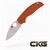 Spyderco Sage 5 Burnt Orange G-10 CPM REX 121 Alzheimer's