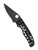 Spyderco Edgerati Black Aluminum Black Blade Spyderedge