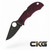 Spyderco Manbug Burgundy Lightweight CTS-PD#1 Black Blade SPRINT