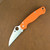 Spyderco Para Military 2 Orange G-10 CTS XHP Wharncliffe Exclusive - Pre Owned - Excellent Condition- No Box C81GWCOR2-U