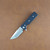 CHAVES KNIVES ULTRAMAR TAK FLIPPER 2.75" M390 BELT SATIN COMPOUND TANTO BLACK G10 LINER LOCK TAK-TR-BG10-BF-U