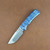 CHAVES REDENCION STREET DROP POINT CUSTOM BLUE CAMO ANNODIZED TITANIUM CHVS-925-BC-U