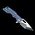 Attention 2 Detail Mark 1 Small Blue / Gold Batwing A2DMK1SM-3
