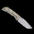 MCNEES KNIVES MAC 2 3.5" DROP POINT SWERVE GREEN / BRONZE STONEWASHED HARDWARE SIMS1T0265