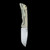 MCNEES KNIVES MAC 2 3.5" DROP POINT SWERVE GREEN / BRONZE STONEWASHED HARDWARE SIMS1T0265