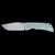 McNees Knives 3.5" Drop Point Swerve Green Blue SIMS1T2243