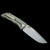 MCNEES KNIVES MAC 2 3.5" SPEAR POINT FASTBACK GREEN / BRONZE SIMS1T2186