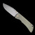 MCNEES KNIVES MAC 2 3.5" SPEAR POINT FASTBACK GREEN / BRONZE SIMS1T2186