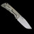 McNees Knives 3.5" Drop Point Be Nice Green / Bronze SIMS1T2215