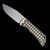 MCNEES KNIVES MAC 2 3.5" SPEAR POINT FRAG BLACK BRONZE SIMS1T2192