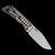 McNees Knives Mac 2 3.5" Spear Point Frag Black Bronze SIMS1T2192