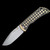 McNees Knives Mac 2 3.5" Spear Point Frag Black Bronze SIMS1T2192