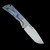 MCNEES KNIVES MAC 2 3.5" DROP POINT JIGGED BLUE BRONZE SIMS1T2202