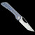 Simeon Custom Knives Mini Prodigy Blue Frag Magnacut SCK-MP-BF-MAG