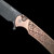 ProTech Knives Mordax Rose Gold Nexus Damascus Sharktooth RG-NEX-DAMA-MRDAX-U
