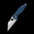 Spyderco Yojimbo 2 SPY27 Satin Plain Blade Cobalt Blue G-10